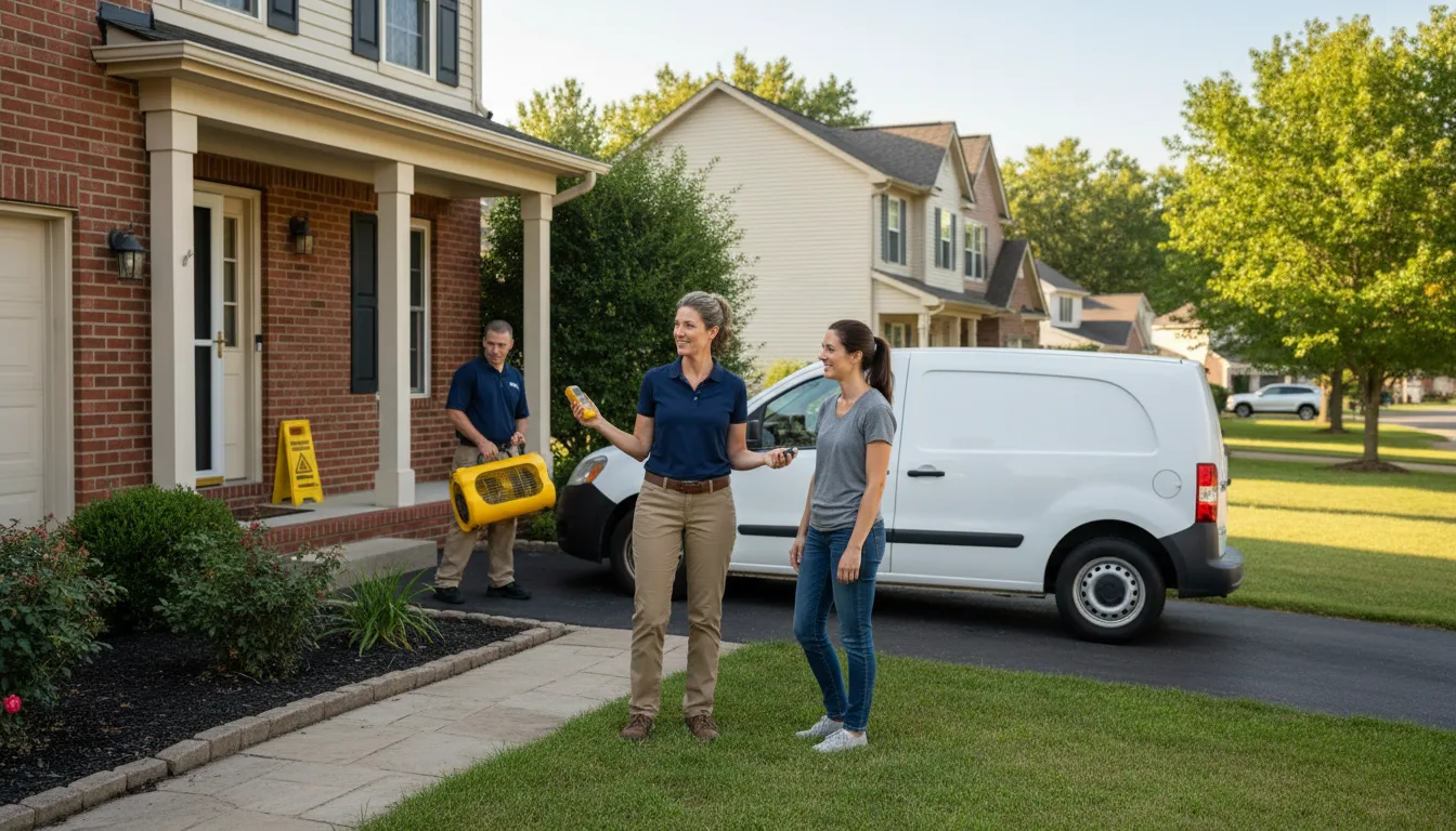 Residential water damage restoration in Bernardston, MA